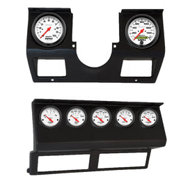 AutoMeter Phantom Direct Fit Dash Kit 87-96 Jeep Wrangler YJ (Tach/MPH/FL/OilP/WTMP/VLT/TRNS) (7040-09)