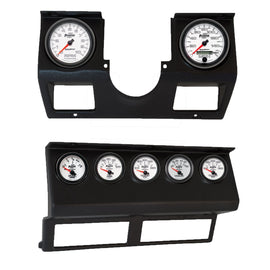 AutoMeter Phantom II Direct Fit Dash Kit 87-96 Jeep Wrangler YJ (Tach/MPH/FL/OilP/WTMP/VLT/TRNS) (7040-10)