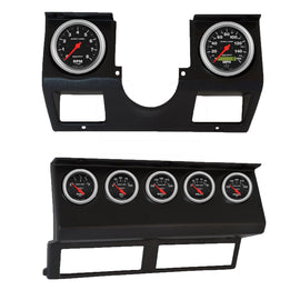 AutoMeter Sport-Comp Direct Fit Dash Kit 87-96 Jeep Wrangler YJ (Tach/MPH/FL/OilP/WTMP/VLT/TRNS) (7040-11)