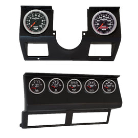 AutoMeter Sport-Comp II Direct Fit Dash Kit 87-96 Jeep Wrangler YJ (Tach/MPH/FL/OilP/WTMP/VLT/TRNS) (7040-12)