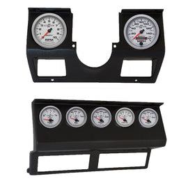 AutoMeter Ultra-Lite II Direct Fit Dash Kit 87-96 Jeep Wrangler YJ (Tach/MPH/FL/OilP/WTMP/VLT/TRNS) (7040-14)