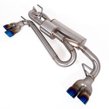 Load image into Gallery viewer, Nameless Performance Axleback Exhaust - 2024+ Impreza - Quad Exit 2.0L Dual Chamber - Neochrome Tip (SUAB24IMW20-QUAD-5MU-30NEO-DC)