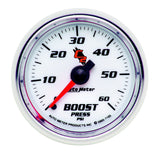 AutoMeter C2 52mm 0-60 PSI Mechanical Boost Gauge (7105)