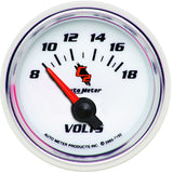 AutoMeter C2 2-1/16in Electric 18V Voltmeter Gauge (7192)