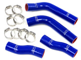 HPS Blue Reinforced Silicone Coolant Hose Kit (4pc set) for front radiator (57-1315-BLUE)