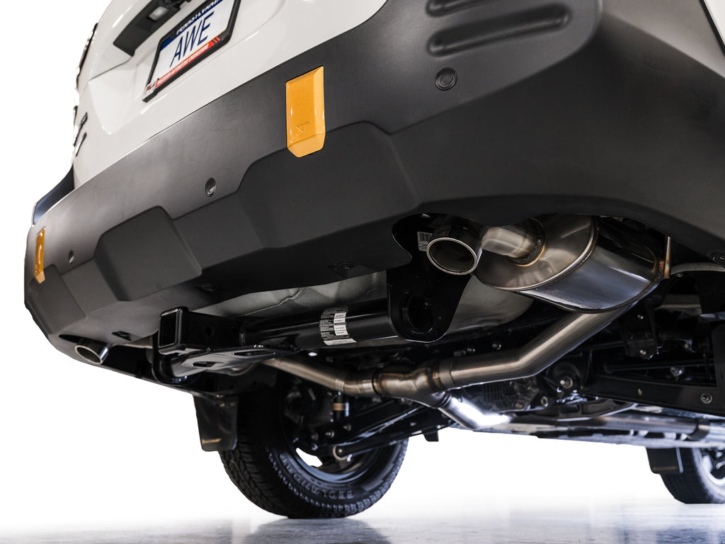 AWE Tuning 20-25 Subaru Outback (Wilderness & XT) 0FG Catback Exhaust w/Dual BashGuards (3015-38246)