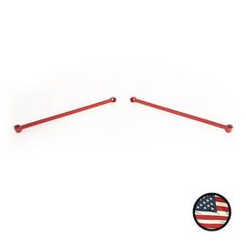 Nameless Performance Firewall V-Braces - Subaru BRZ / Toyota GR86 / GT86 / Scion FR-S (2013+) - Wrinkle Red (FSTB-BRZBRACES-RED)