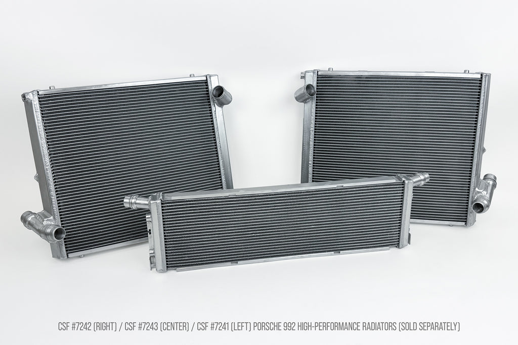 CSF Cooling - Racing & High Performance Division Porsche 992 911 High-Performance All-Aluminum Radiator (Left) (7241)
