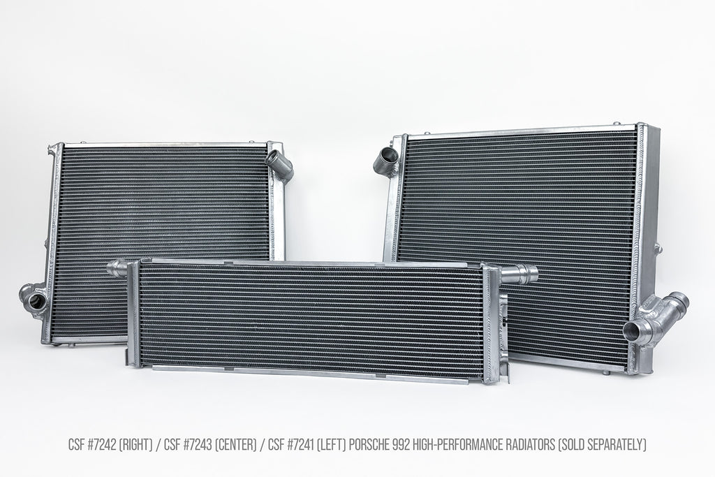 CSF Cooling - Racing & High Performance Division Porsche 992 911 High-Performance All-Aluminum Radiator (Left) (7241)