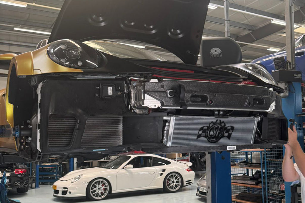 CSF Cooling - Racing & High Performance Division Porsche 992 911 High-Performance All-Aluminum Radiator (Center) (7243)