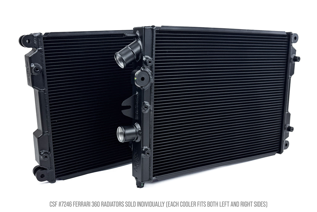 CSF Cooling - Racing & High Performance 00-08 Ferrari 360 High Performance All Aluminum Radiator - Left/Right (7246)