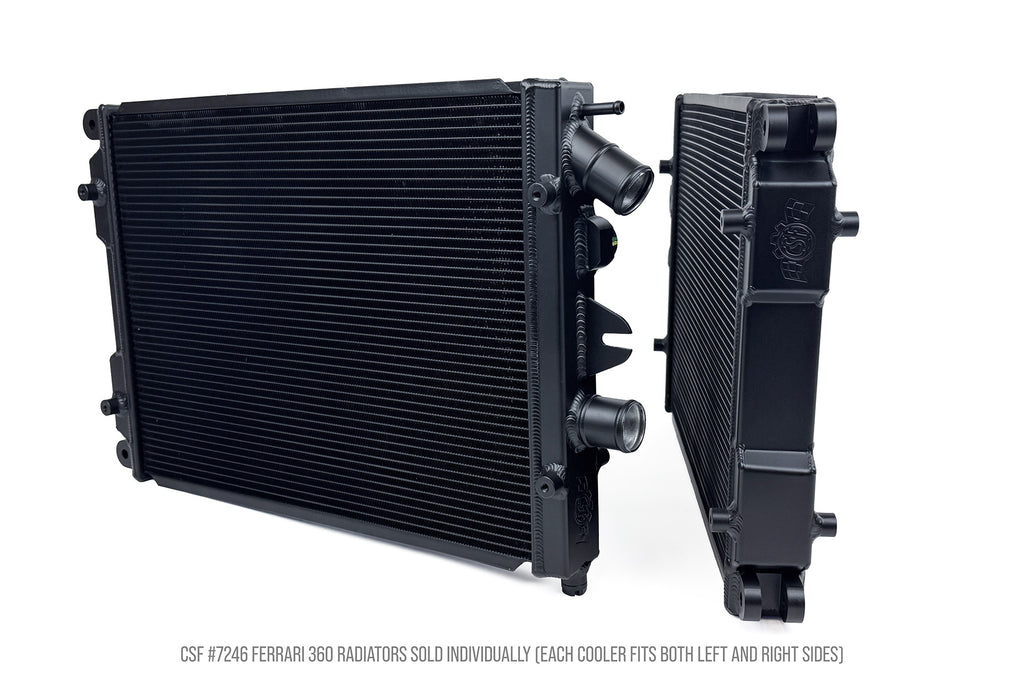 CSF Cooling - Racing & High Performance 00-08 Ferrari 360 High Performance All Aluminum Radiator - Left/Right (7246)