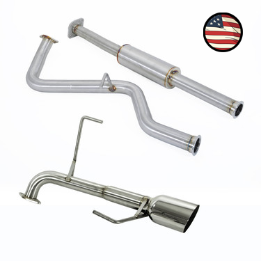 Nameless Performance Catback Exhaust - 2017-2023 Impreza Sedan - Muffler Delete (SUCB17IMP-SEDAN-0MU-35SW)
