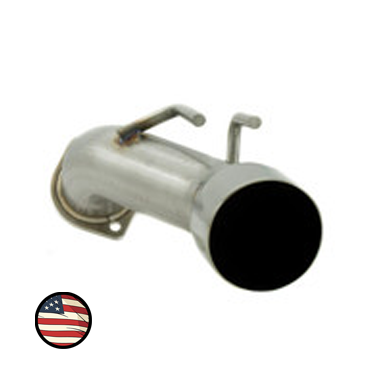 Nameless Performance Axleback Exhaust - 2008-2014 STI/2011-2014 WRX Hatchback - Track Pipe - 4" Tip (SUTP08WRXHATCH-0MU-40DW)