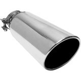 MagnaFlow Exhaust Products Single Exhaust Tip - 5in. Inlet/6in. Outlet - 35215