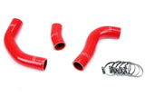 HPS Reinforced Red Silicone Radiator Hose Kit Coolant for Toyota 88 90 Land (57-1776-RED)