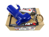 HPS Blue Reinforced Silicone Post MAF Air Intake Hose Kit Retain Stock Soun (57-1294-BLUE)