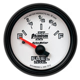 AutoMeter Phantom 2-1/16in 0-90 OHM Fuel Level Gauge (7513)