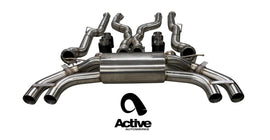 Active AutoWerke G90 Signature Catback Exhaust System w Carbon Tips (11-141C)