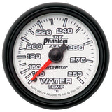 AutoMeter Phantom II 52.4mm Mechanical 140-280 Deg F Water Temperature Gauge (7531)