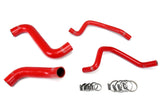 HPS Red Silicone Radiator + Heater Coolant Hose Kit for Subaru 2004 WRX 2.0L Turbo (57-1810-RED)