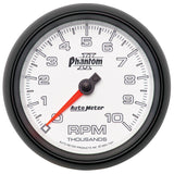 AutoMeter Phantom II 3-3/8in 10000 RPM In-Dash Tachometer (7597)