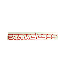 Load image into Gallery viewer, Nameless Performance Medium Nameless Vinyl Window Banner - Red (NPWB-MD-22-RED)