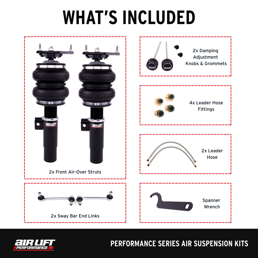 Air Lift Performance 05-14 Audi A3 / 06-14 Volkswagen GTI Performance Front Kit (76002)