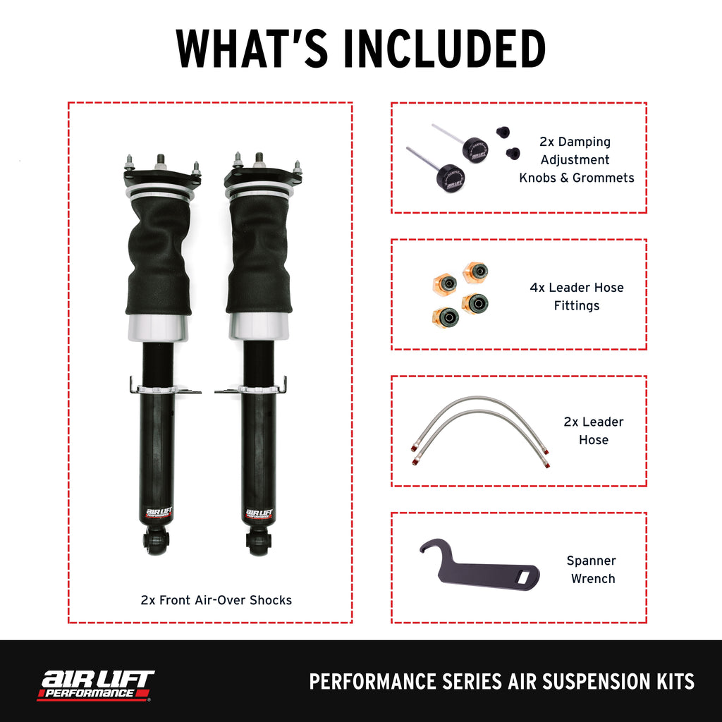 Air Lift Performance Front Air Spring Suspension Kit (76010)