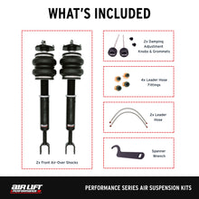 Load image into Gallery viewer, Air Lift Performance Front Air Spring Suspension Kit (76013)