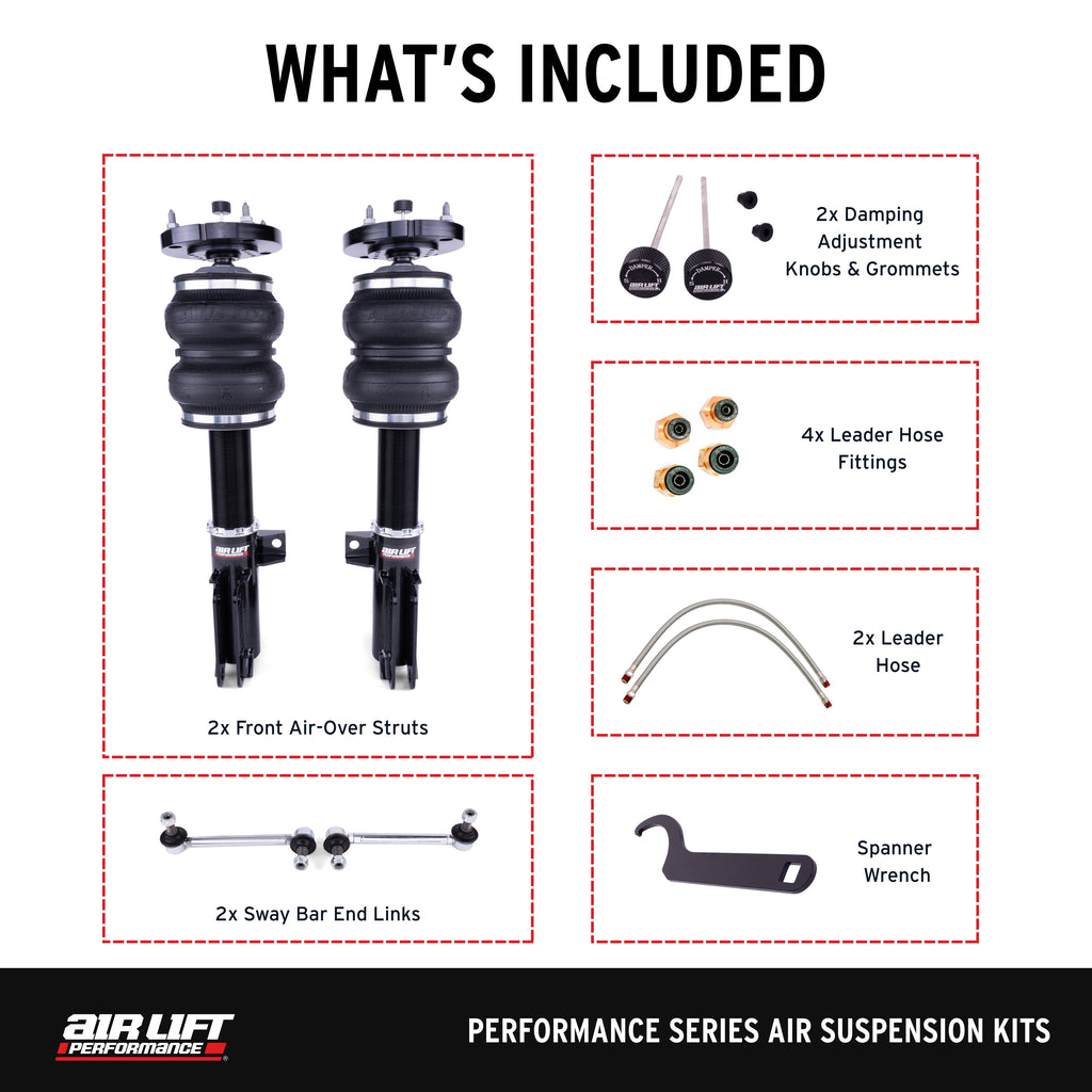 Air Lift Performance Front Air Spring Suspension Kit (76015)