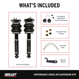 Air Lift Performance 89-00 Lexus LS400 Front Air Suspension Kit (76016)