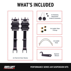 Air Lift Performance Front Air Spring Suspension Kit (76018)