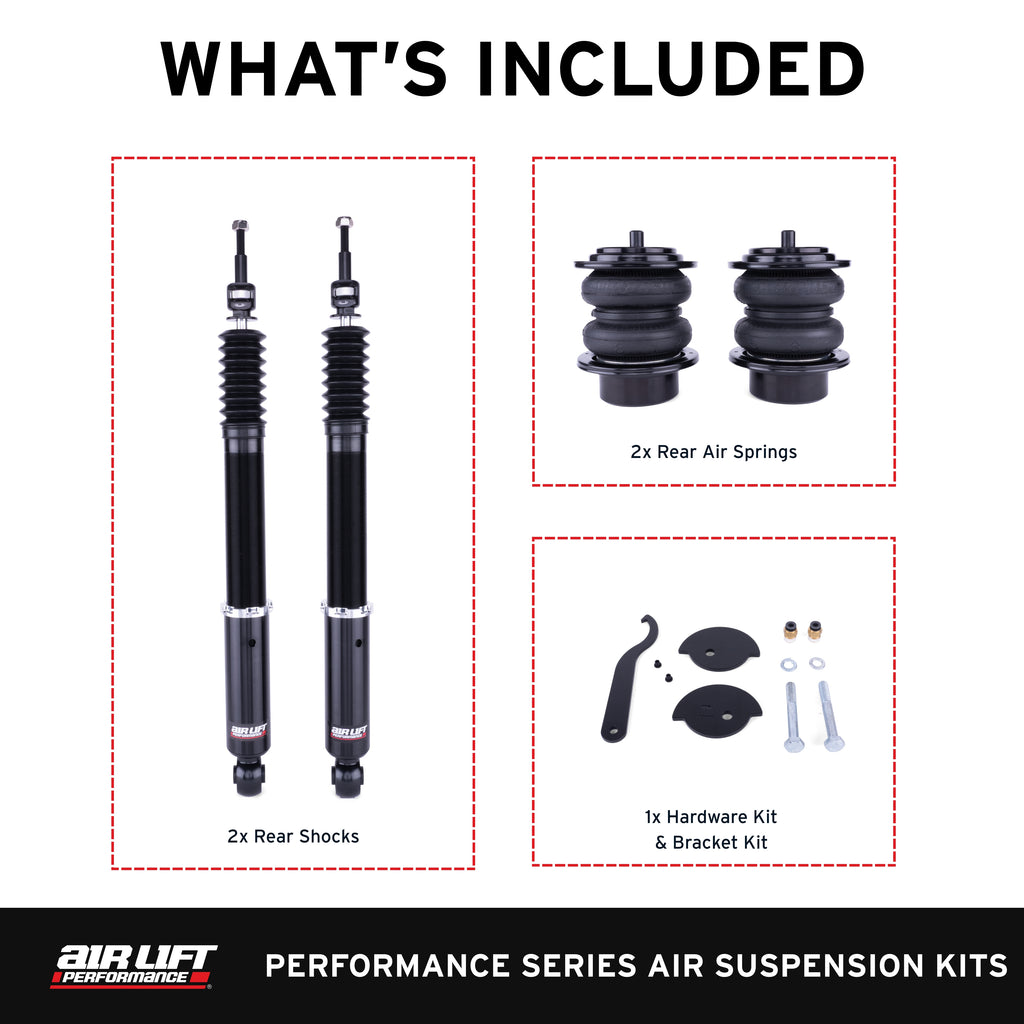 Air Lift Performance Rear Air Spring Suspension Kit (76505)