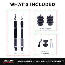 Load image into Gallery viewer, Air Lift Performance Rear Air Spring Suspension Kit (76505)