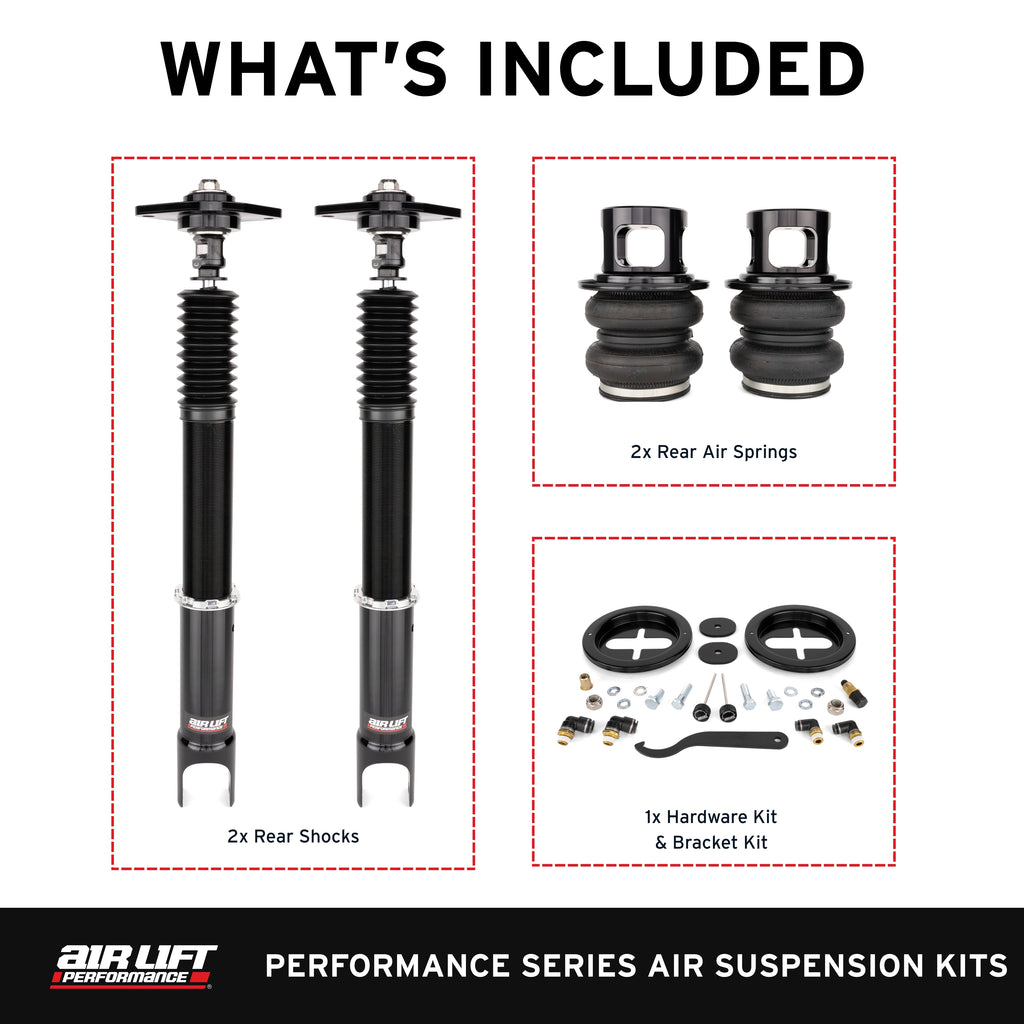 Air Lift Performance Rear Air Spring Suspension Kit (76510)