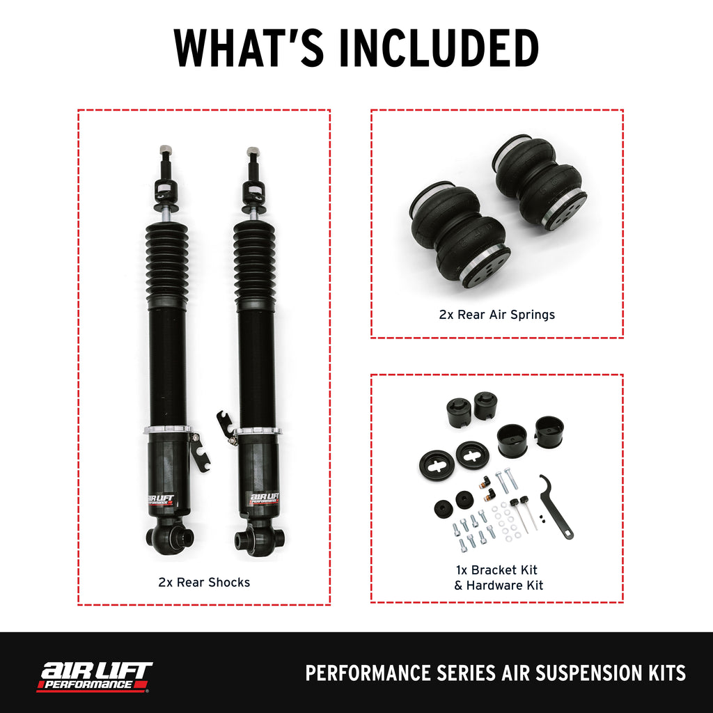 Air Lift Performance Rear Air Spring Suspension Kit (76512)