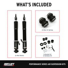 Load image into Gallery viewer, Air Lift Performance Rear Air Spring Suspension Kit (76512)