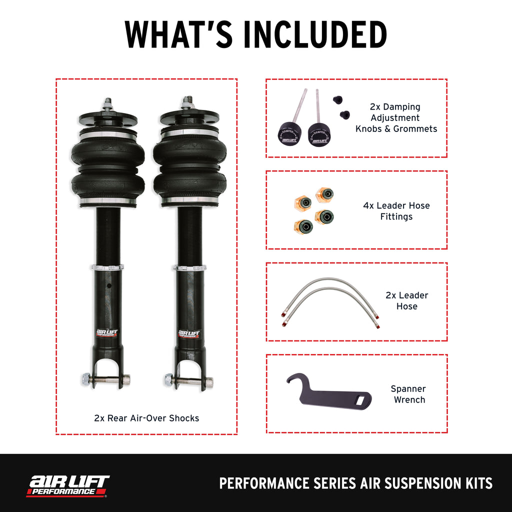 Air Lift Performance 15-20 Acura TLX / 13-17 Honda Accord Rear Performance Air Suspension Kit (76514)
