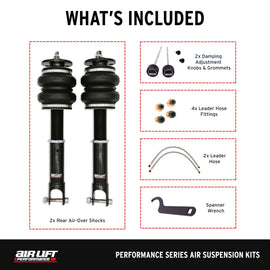 Air Lift Performance 15-20 Acura TLX / 13-17 Honda Accord Rear Performance Air Suspension Kit (76514)