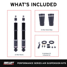 Load image into Gallery viewer, Air Lift Performance Rear Air Spring Suspension Kit (76515)