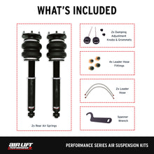 Load image into Gallery viewer, Air Lift Performance 89-00 Lexus LS400 Rear Air Suspension Kit (76516)