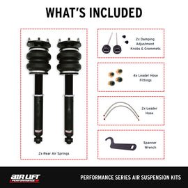 Air Lift Performance 89-00 Lexus LS400 Rear Air Suspension Kit (76516)