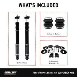 Air Lift Performance 11-23 Dodge Charger / 15-23 Dodge Challenger Performance Rear Kit (76517)