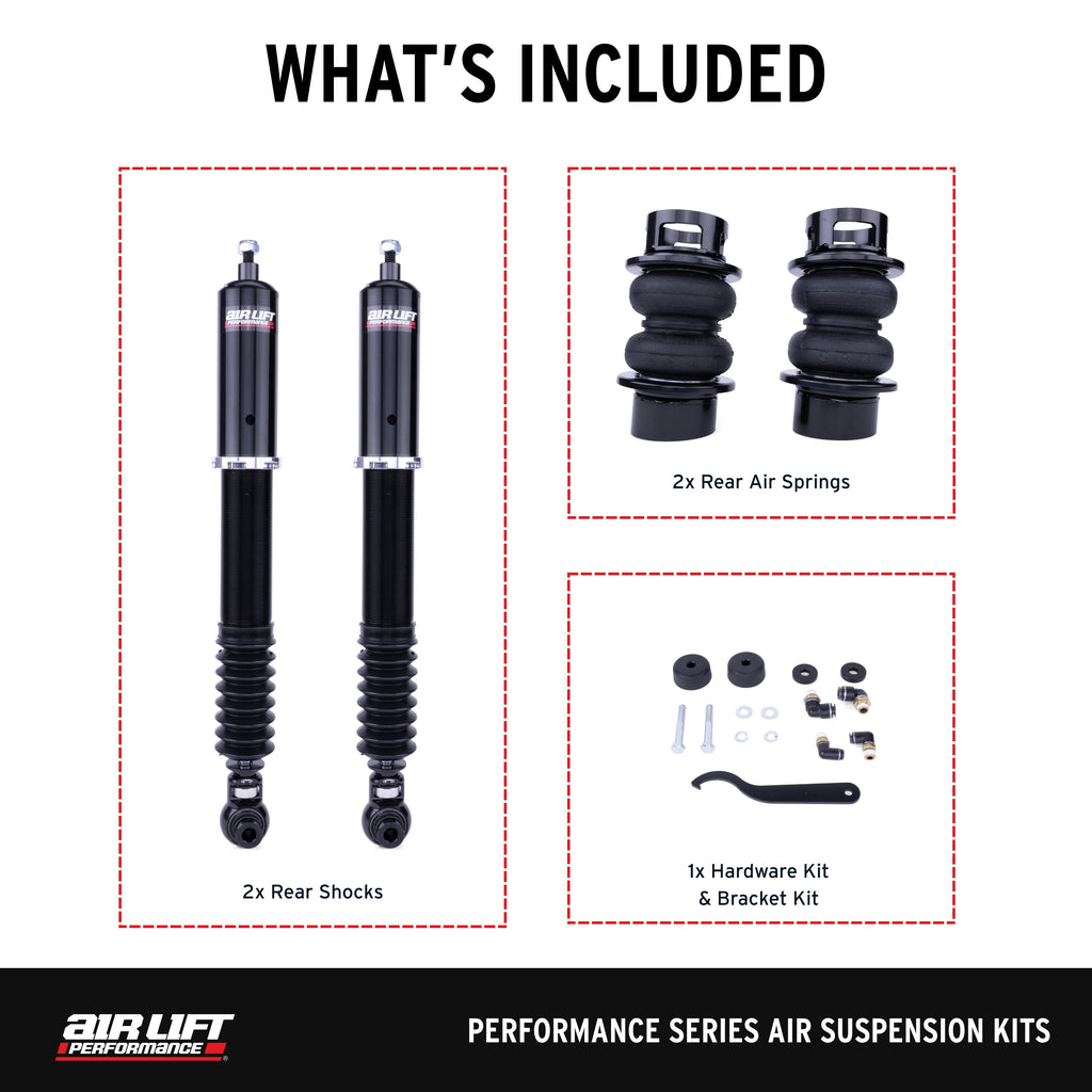 Air Lift Performance Rear Air Spring Suspension Kit (76521)
