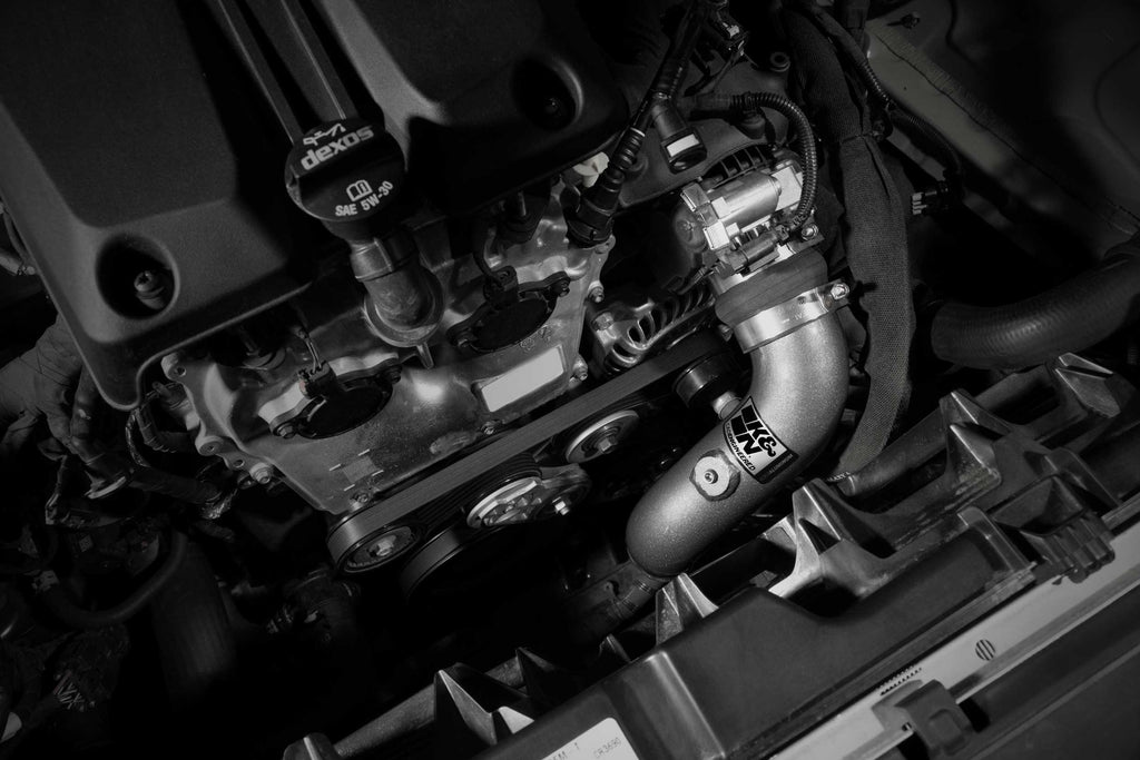 K&N 23-24 GM Colorado/Canyon 2.7L L4 Charge Pipe - Aluminum Tube - Gunmetal Gray (77-1021KC)