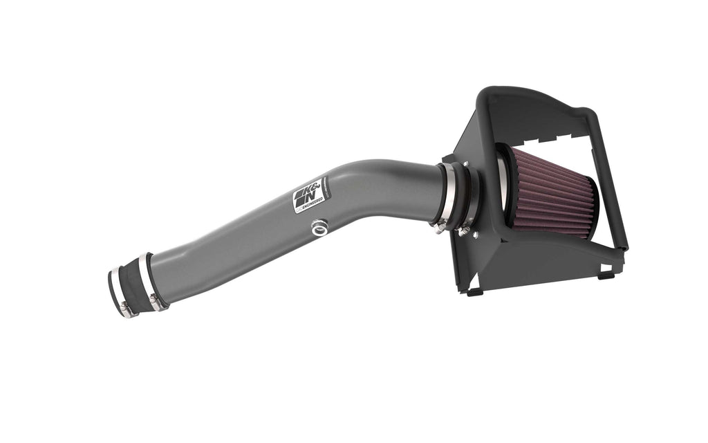 K&N 18-24 Ford F150 3.3L V6 Performance Air Intake System w/ Red Air Filter (77-2619KC)
