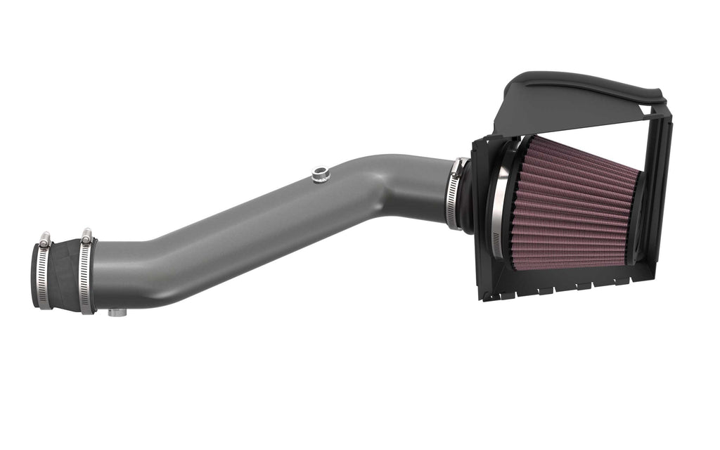 K&N 18-24 Ford F150 3.3L V6 Performance Air Intake System w/ Red Air Filter (77-2619KC)