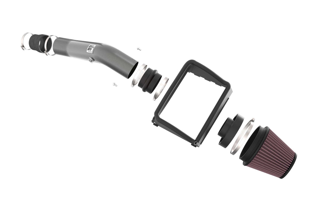 K&N 18-24 Ford F150 3.3L V6 Performance Air Intake System w/ Red Air Filter (77-2619KC)
