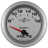 AutoMeter Ultra-Lite II 2-5/8in 18V Electric Voltmeter Gauge (7791)